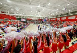 The renovations to the Pitt Center at Sacred Heart University provide a high-quality fan experience The renovations to the Pitt Center at Sacred Heart University provide a high-quality fan experience