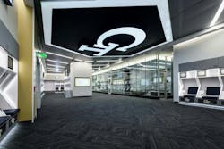Georgia Tech’s football locker room with inside-the-locker room hydrotherapy center Georgia Tech’s football locker room with inside-the-locker room hydrotherapy center