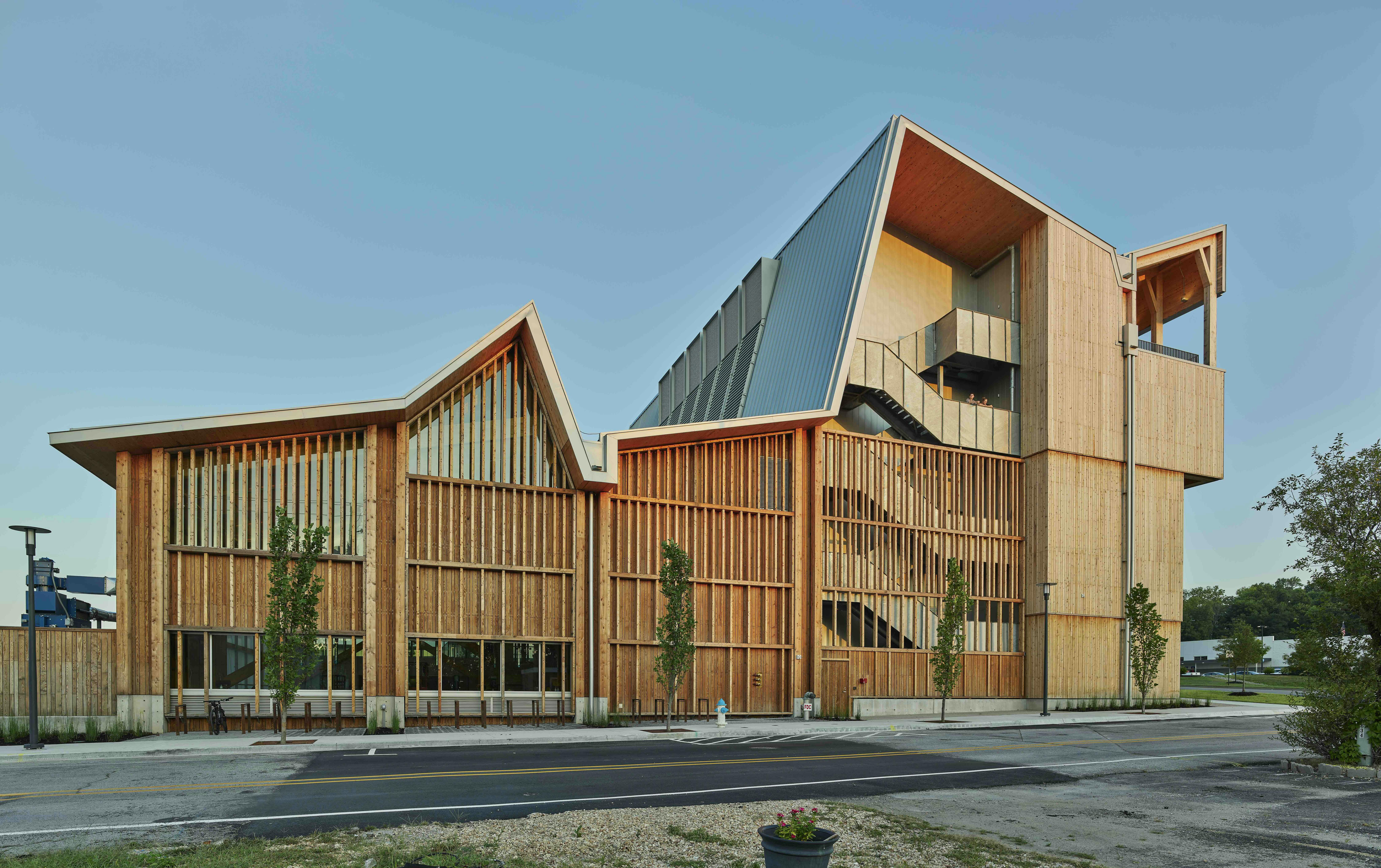 Photo &copy; Tim Hursley, courtesy Mercer Mass Timber