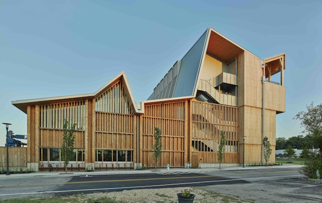 Photo © Tim Hursley, courtesy Mercer Mass Timber