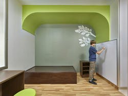 University of Maryland Medical Center Child and Adolescent Inpatient Psychiatry Unit. Photo courtesy BWBR University of Maryland Medical Center Child and Adolescent Inpatient Psychiatry Unit. Photo courtesy BWBR