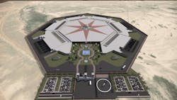 The Heptagon, Sudair, Saudi Arabia The Heptagon, Sudair, Saudi Arabia