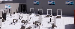 Good health is one of Quantum’s many requirements. The work out room is fully equipped to meet the exercise needs and desires of most employes Good health is one of Quantum’s many requirements. The work out room is fully equipped to meet the exercise needs and desires of most employes