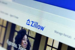 Zillow company website. logo of US real estate marketplace Zillow Zillow company website. logo of US real estate marketplace Zillow