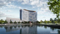 Rendering © Gensler, courtesy The Beck Group Rendering © Gensler, courtesy The Beck Group