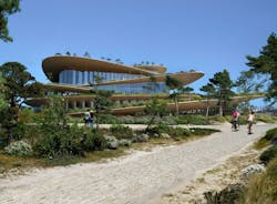 Rendering by Yanis Amasri, courtesy BIG Rendering by Yanis Amasri, courtesy BIG