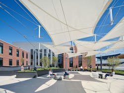 Steven S. Wymer Hall at the University of Illinois Urbana-Champaign, designed by LMN Architects and Booth Hansen. Photo: copyright Bruce Damonte, courtesy LMN Architects Steven S. Wymer Hall at the University of Illinois Urbana-Champaign, designed by LMN Architects and Booth Hansen. Photo: copyright Bruce Damonte, courtesy LMN Architects