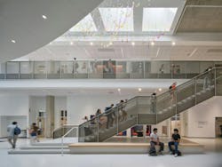 Steven S. Wymer Hall at the University of Illinois Urbana-Champaign, designed by LMN Architects and Booth Hansen. Photo: copyright Bruce Damonte, courtesy LMN Architects Steven S. Wymer Hall at the University of Illinois Urbana-Champaign, designed by LMN Architects and Booth Hansen. Photo: copyright Bruce Damonte, courtesy LMN Architects