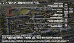 Dester Pines exemplifies how Las Vegas’ plans for the future of the city and its neighborhoods aim to integrate affordable housing goals with resilience and livability benefits like culturally responsive design, educational support, and walkable access to green space and mass transit. Photo courtesy SmithGroup Dester Pines exemplifies how Las Vegas’ plans for the future of the city and its neighborhoods aim to integrate affordable housing goals with resilience and livability benefits like culturally responsive design, educational support, and walkable access to green space and mass transit. Photo courtesy SmithGroup
