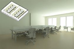 An axonometric diagram and rendering of our shoe-box model with baseline conditions. Rendering courtesy Quinn Evans An axonometric diagram and rendering of our shoe-box model with baseline conditions. Rendering courtesy Quinn Evans