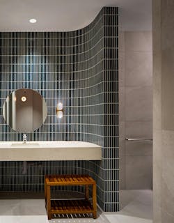 Sought after amenities in Northwestern Medicine's Faculty Office Center include meditation rooms, showers, and hotel-like hospitality. Photo courtesy CannonDesign Sought after amenities in Northwestern Medicine's Faculty Office Center include meditation rooms, showers, and hotel-like hospitality. Photo courtesy CannonDesign