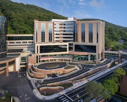 Carilion Roanoke Memorial Hospital, Roanoke, Va. Photo courtesy ESa Carilion Roanoke Memorial Hospital, Roanoke, Va. Photo courtesy ESa