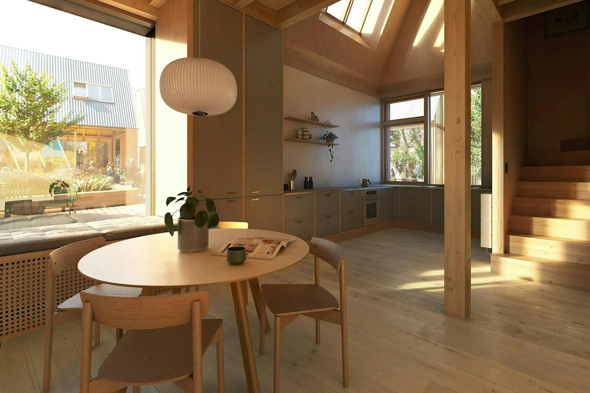 The first application of the Living Places concept outside Europe will showcase how reimagining home design can improve health, comfort, and affordability for American families. Photo courtesy VELUX