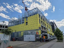 Pictured: a hotel being constructed with CFS framing. Photo courtesy S.A. Miro, Inc. Pictured: a hotel being constructed with CFS framing. Photo courtesy S.A. Miro, Inc.