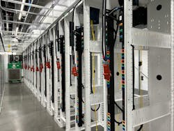 Data hall at a 64MW Washington data center. Photo courtesy JLL Data hall at a 64MW Washington data center. Photo courtesy JLL