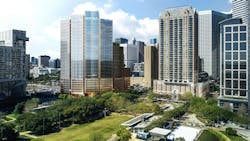 By using the EC3 tool to compare material carbon footprints, the team at 1550 on the Green achieved a 34% reduction in embodied carbon—substituting 55% of cement with fly ash and setting new benchmarks for sustainable procurement. Photo courtesy Skanska By using the EC3 tool to compare material carbon footprints, the team at 1550 on the Green achieved a 34% reduction in embodied carbon—substituting 55% of cement with fly ash and setting new benchmarks for sustainable procurement. Photo courtesy Skanska