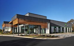 Paxton Access U.S. Headquarters in Greenville, S.C., designed by MCA Architecture. Photo courtesy McMillan Pazdan Smith Paxton Access U.S. Headquarters in Greenville, S.C., designed by MCA Architecture. Photo courtesy McMillan Pazdan Smith