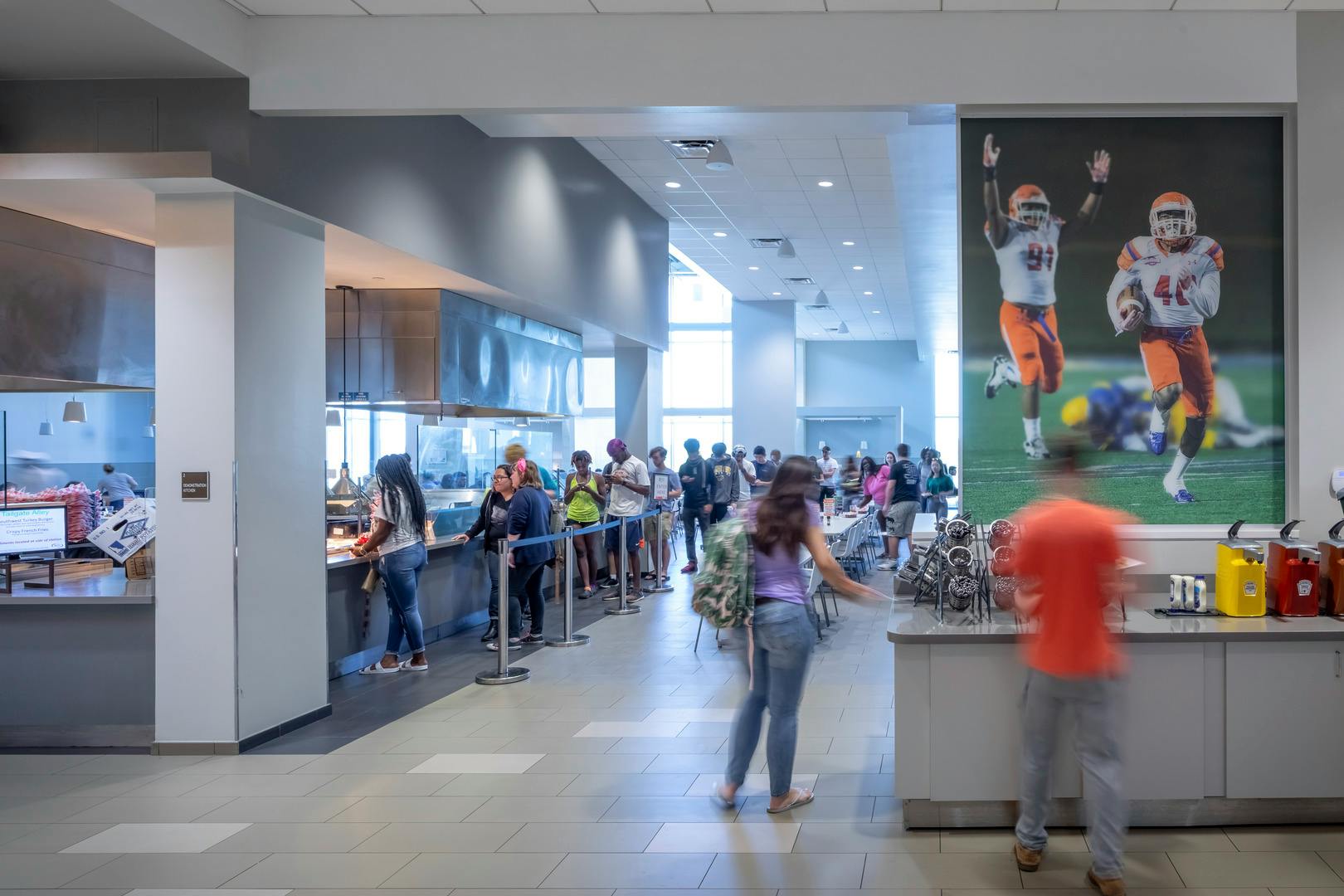 Sam Houston State University South Dining Hall. Photo &copy; Shau Lin Hon