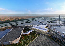 Pittsburgh International Airport. Rendering courtesy HDR Pittsburgh International Airport. Rendering courtesy HDR