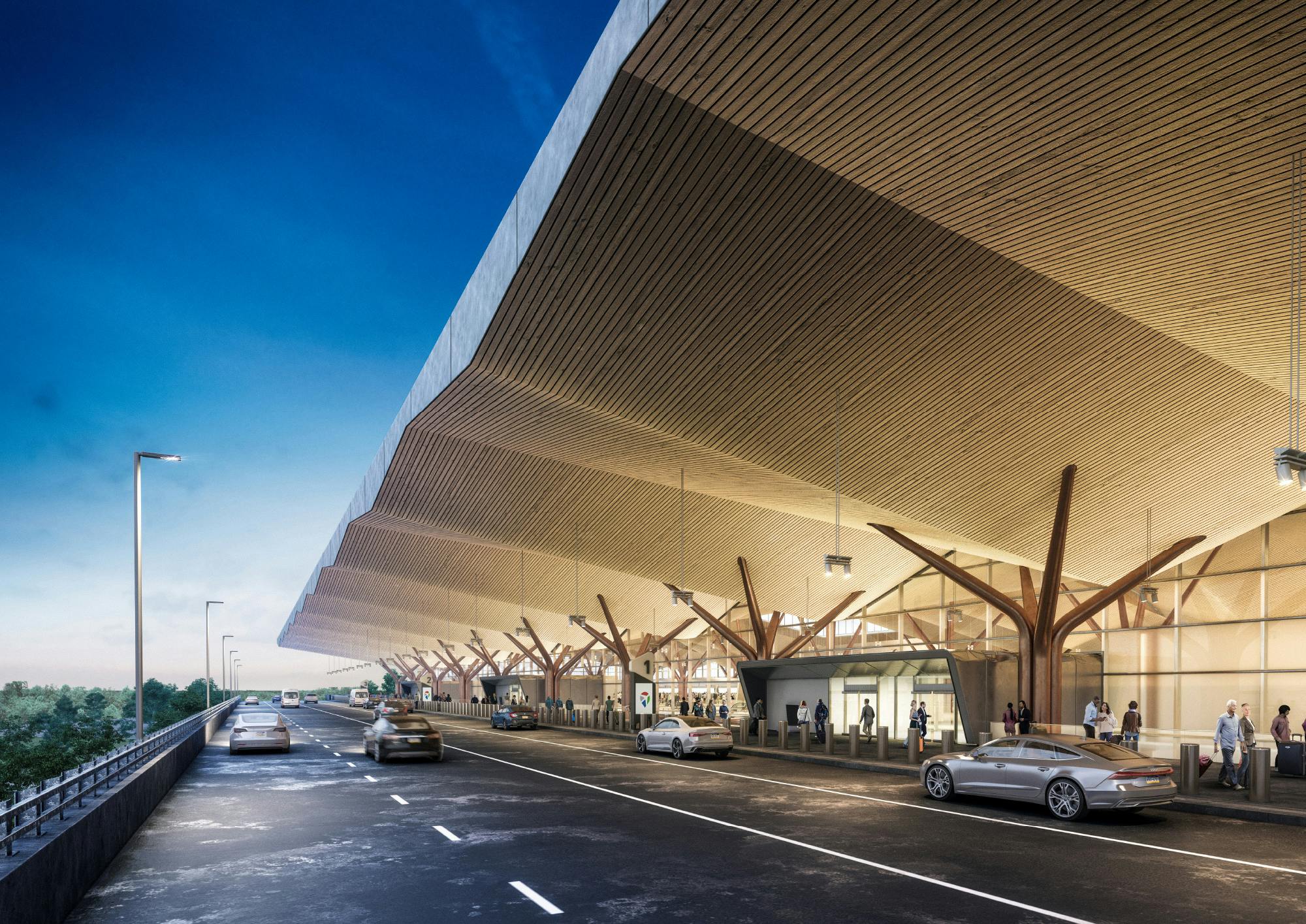 Pittsburgh International Airport. Rendering courtesy HDR