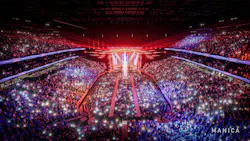 Preliminary view of a concert. Courtesy MANICA Architecture Preliminary view of a concert. Courtesy MANICA Architecture