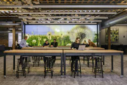 RDG 301 Grand Office in Des Moines, Iowa. Integrated technology and flexible layouts support seamless collaboration between in-office and remote team members. Photo © John Hansen RDG 301 Grand Office in Des Moines, Iowa. Integrated technology and flexible layouts support seamless collaboration between in-office and remote team members. Photo © John Hansen