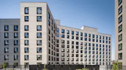 Ebenezer Plaza hosts amenities that are becoming more typical of affordable housing, including a large second-story rooftop terrace. Photo © Alexander Sevrin