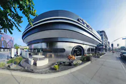 Tesla© Diner with 250+ seats for dining and 80 Supercharger Stalls in Hollywood, CA. Tesla© Diner with 250+ seats for dining and 80 Supercharger Stalls in Hollywood, CA.