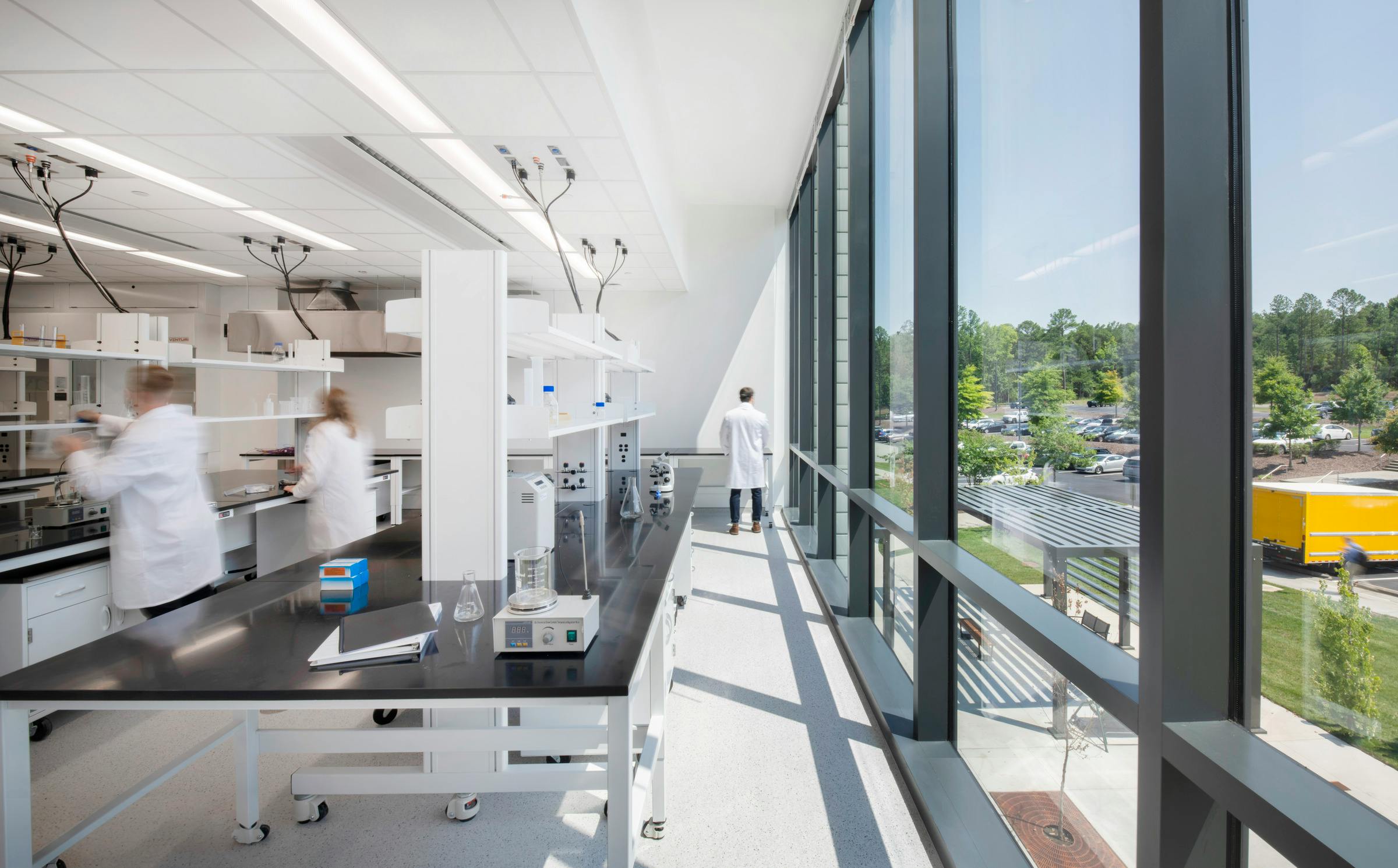 Laboratory interior design