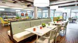 Senior living dining design