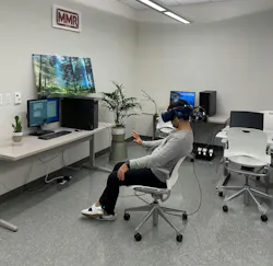 Using VR to test biophilic design. Image courtesy Page, now Stantec Using VR to test biophilic design. Image courtesy Page, now Stantec