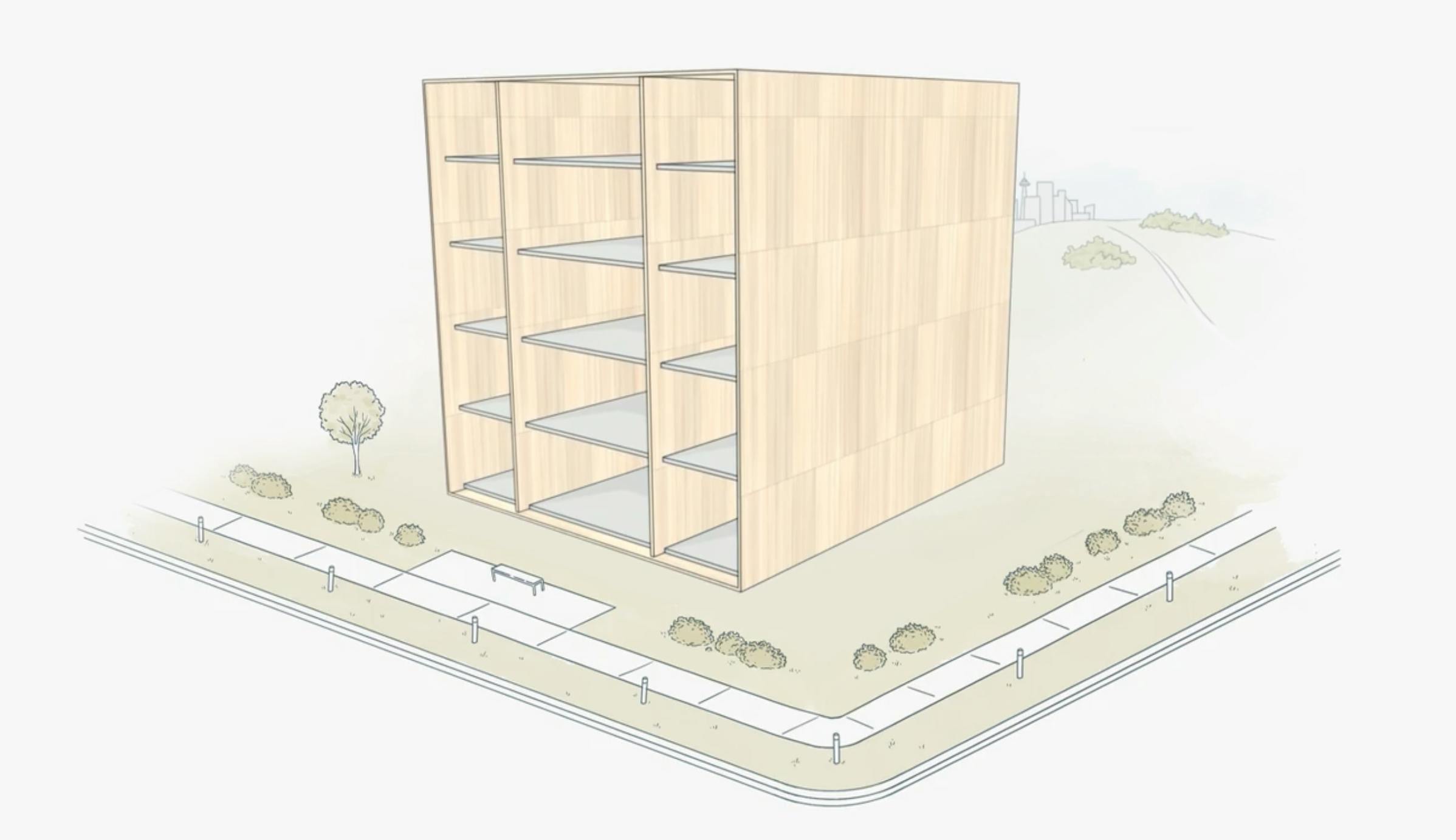 Courtesy Mercer Mass Timber