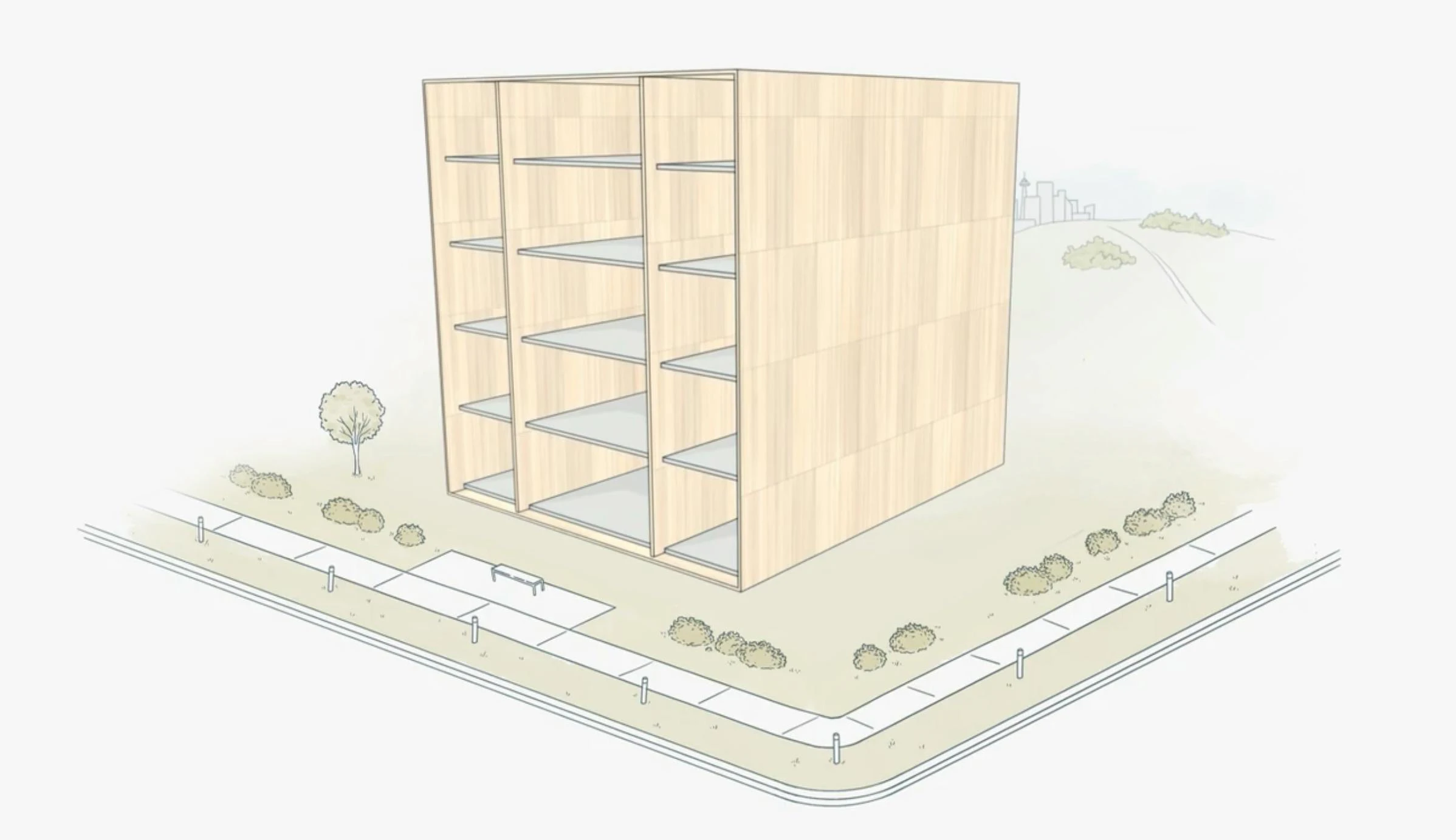 Courtesy Mercer Mass Timber