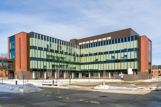 Sugihara Hall on the Campus of North Dakota State University. Fargo, ND, USA - February 27, 2026: Sugihara Hall at North Dakota State University