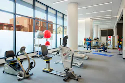 Wellness amenities, including a physical therapy gym, extend care beyond treatment. Photo © Ari Burling Wellness amenities, including a physical therapy gym, extend care beyond treatment. Photo © Ari Burling