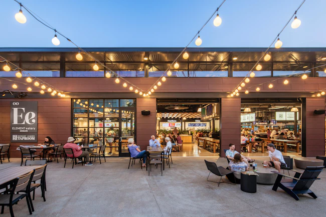 RBM Development Company - Element Eatery Food Hall at Madison Square. Photo &copy; Chad Baumer
