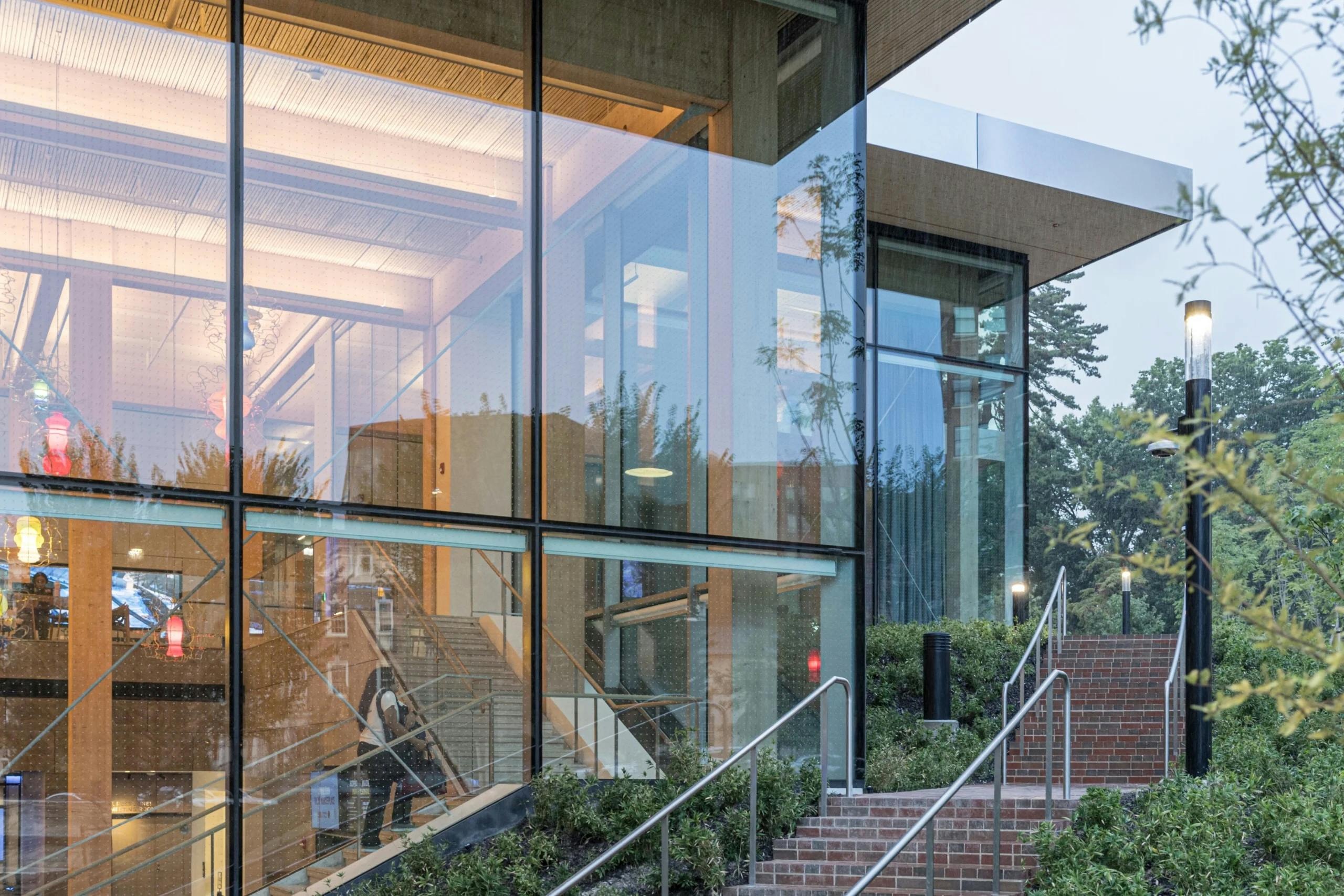 Bloomberg Student Center, Johns Hopkins University, Baltimore, Md. Photo &copy; Laurian Ghinitoiu
