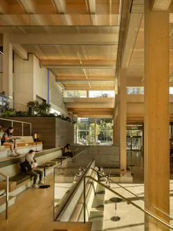 Bloomberg Student Center, Johns Hopkins University, Baltimore, Md. Photo © Nic Lehoux Bloomberg Student Center, Johns Hopkins University, Baltimore, Md. Photo © Nic Lehoux