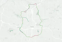 Map courtesy Atlanta Beltline Map courtesy Atlanta Beltline