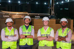 From left to right: Mr Parivarthan Reddy, COO at Tvasta, Mr Adithya VS, CEO at Tvasta, Mr Frederick Bester, Head of R&D at 14Trees, Mr Pragadeeswar AP, CTO at Tvasta. Photo courtesy 14Trees From left to right: Mr Parivarthan Reddy, COO at Tvasta, Mr Adithya VS, CEO at Tvasta, Mr Frederick Bester, Head of R&D at 14Trees, Mr Pragadeeswar AP, CTO at Tvasta. Photo courtesy 14Trees