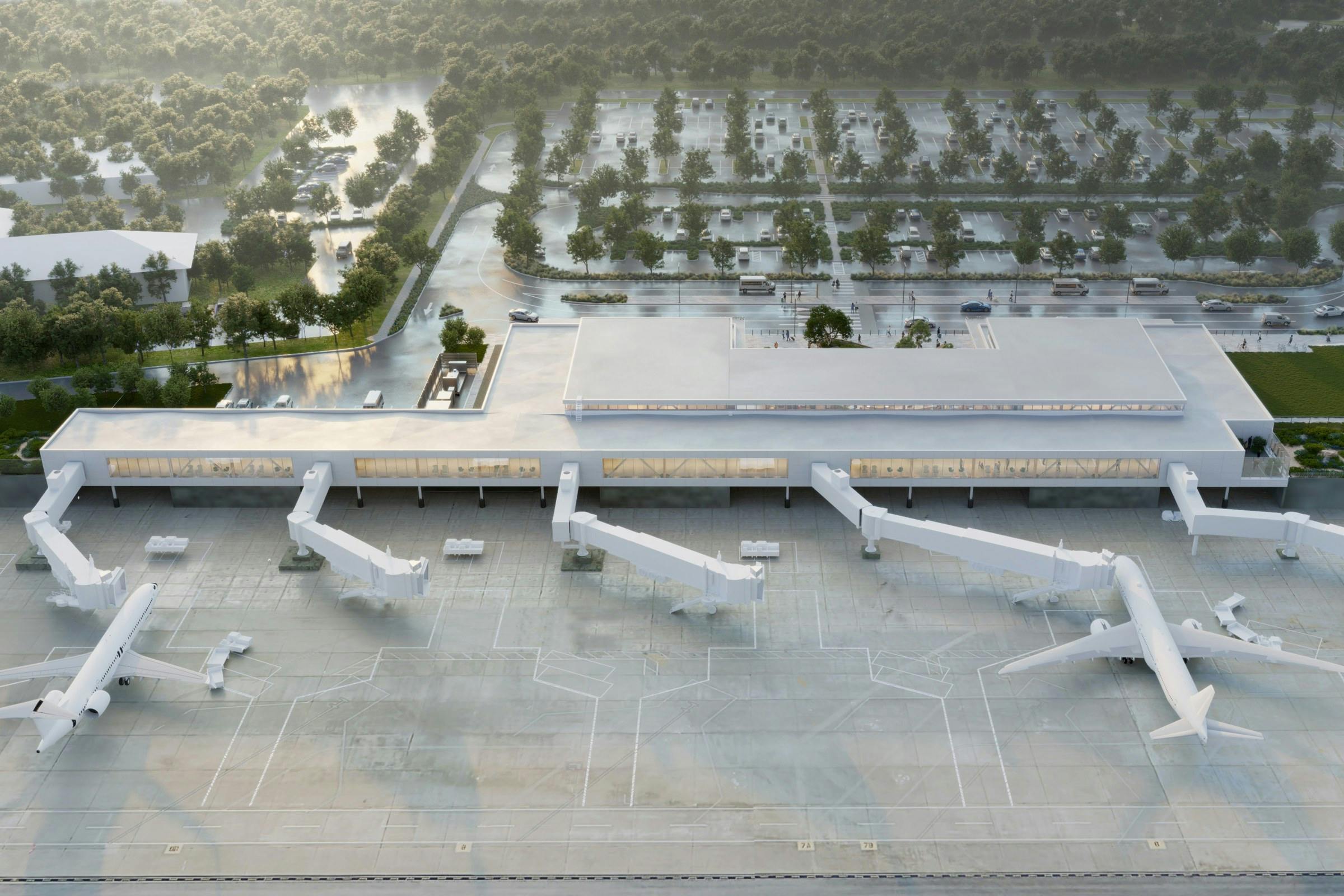 Rendering courtesy HOK