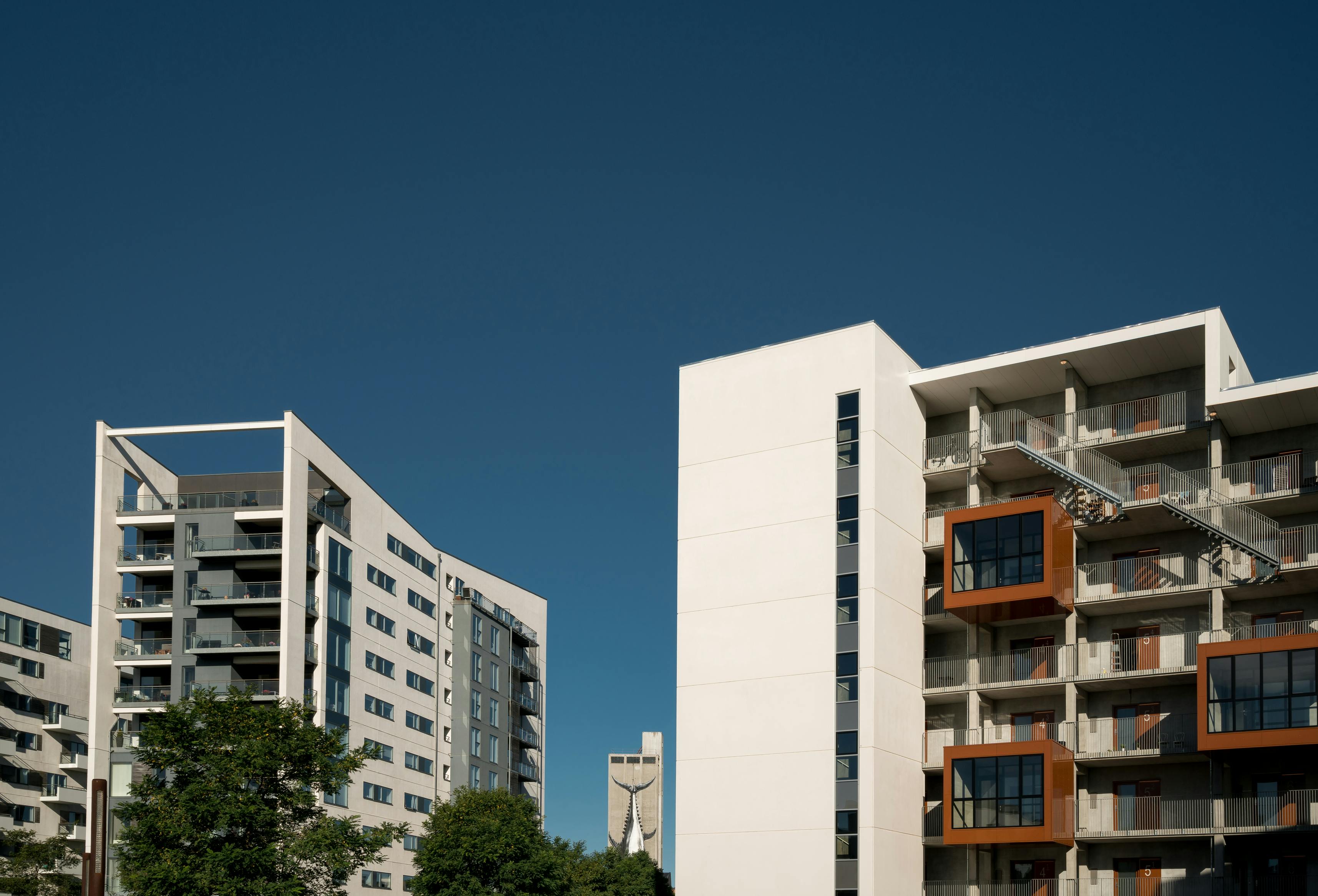 Student housing in Odense, Denmark. Student housing at Stenfiskerkajen in Odense, Denmark.