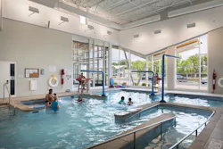 Bancroft's on-campus activity pool transformed swim instruction into an embedded part of the curriculum. Photo © James Ewing Photography Bancroft's on-campus activity pool transformed swim instruction into an embedded part of the curriculum. Photo © James Ewing Photography