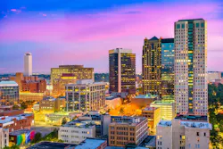 Birmingham, Alabama Skyliune. Birmingham, Alabama, USA downtown city skyline. Birmingham, Alabama Skyliune. Birmingham, Alabama, USA downtown city skyline.