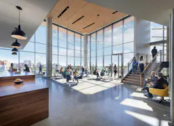 Fuse was created as a space where learning, working, and collaboration intersect throughout the day. Photo © David Sundberg/Esto Fuse was created as a space where learning, working, and collaboration intersect throughout the day. Photo © David Sundberg/Esto