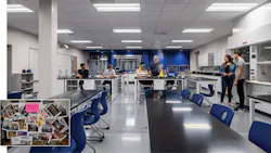 Students from Courtland High School annotated precedent images to inform our design for the renovated science labs. Photo courtesy Quinn Evans Students from Courtland High School annotated precedent images to inform our design for the renovated science labs. Photo courtesy Quinn Evans