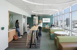USF’s Taneja College of Pharmacy occupies approximately one-and-a-half floors of the USF Health Downtown facility, offering environments where students can learn, collaborate. and thrive. Photo © Seamus Payne USF’s Taneja College of Pharmacy occupies approximately one-and-a-half floors of the USF Health Downtown facility, offering environments where students can learn, collaborate. and thrive. Photo © Seamus Payne