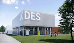 ​A new low-carbon district energy system, designed by our team in collaboration with Creative Energy and BC Hydro, is underway at Thompson Rivers University in Kamloops, British Columbia. Rendering courtesy Stantec
