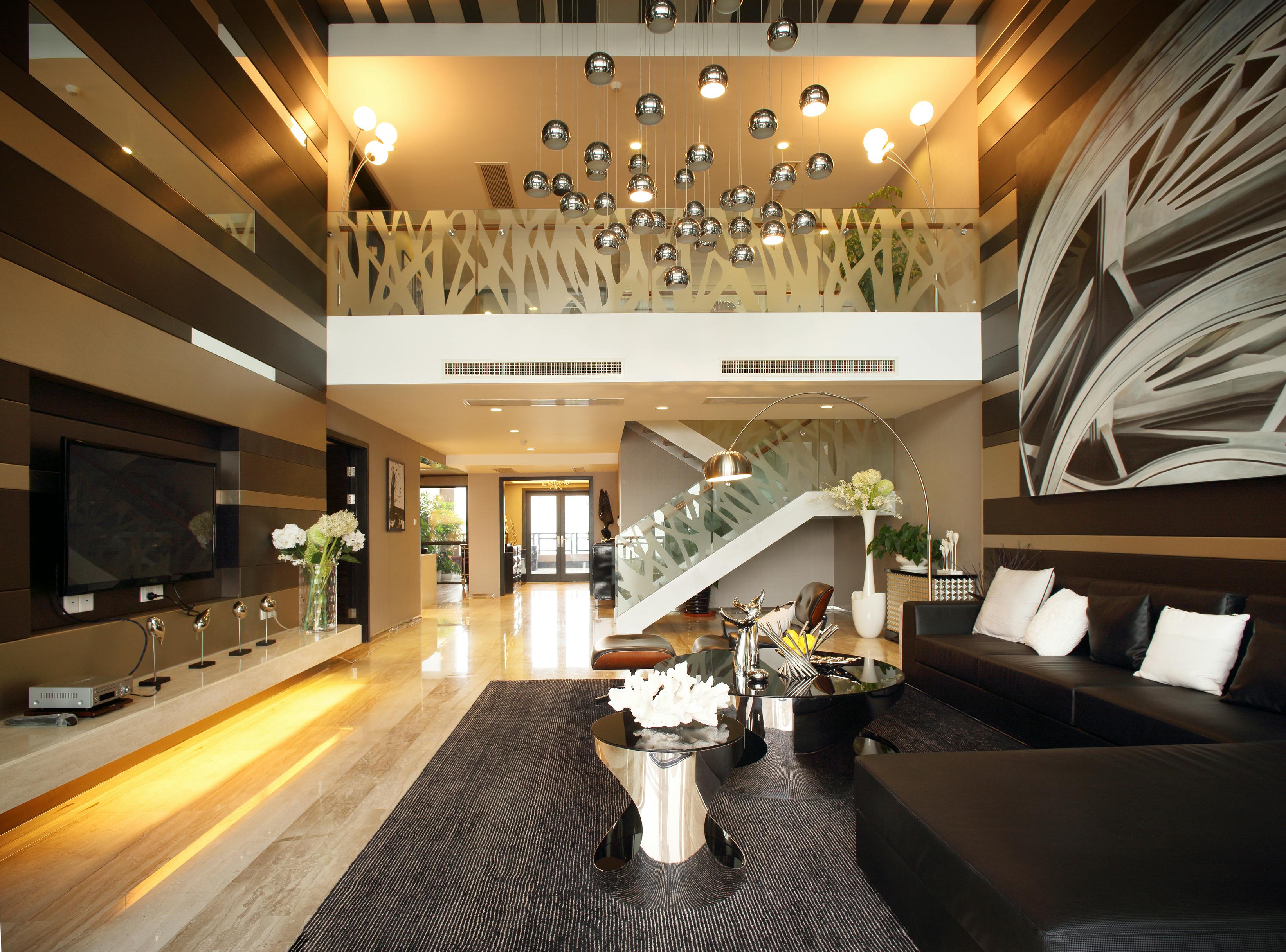 The latest modern interior design - Living room