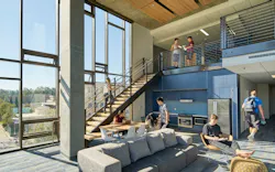 Belonging for college students includes students’ perceived social support on campus, a feeling of connectedness, and the experience of mattering. Photo © Bruce Damonte